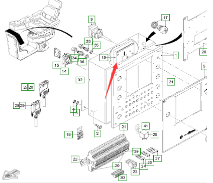 铣刨机配电柜电路板159003